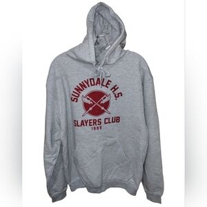 Buffy The Vampire Slayer Hoodie M Grey Nwt